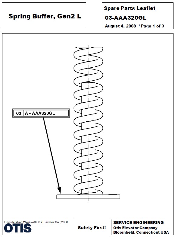 SPL 03-AAA320GL Spring Buffer, Gen2 L