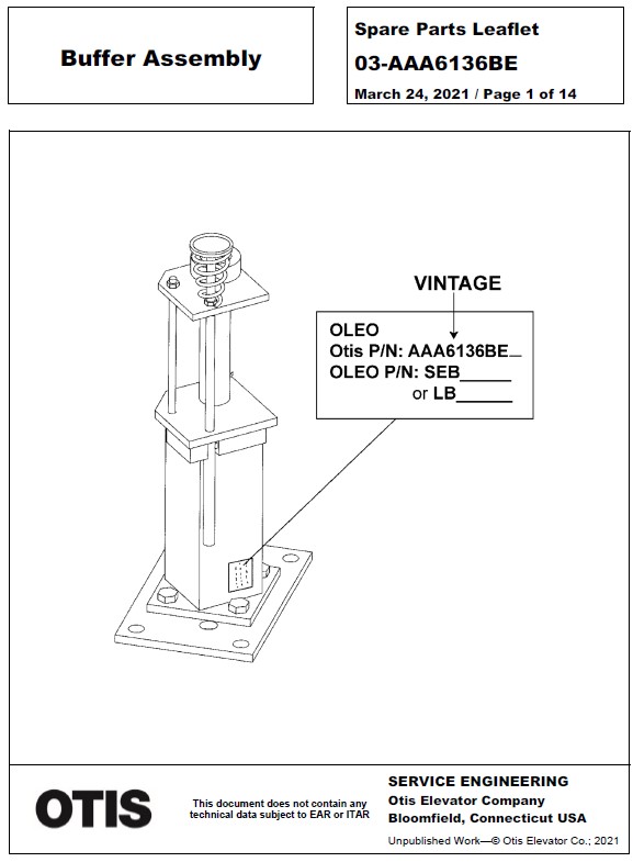 SPL 03-AAA6136BE Buffer Assembly