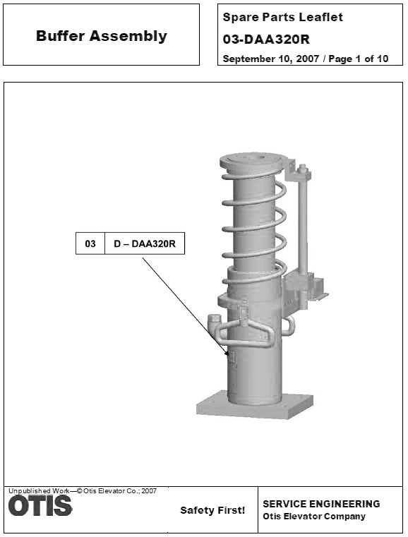 SPL 03-DAA320R Buffer Assembly