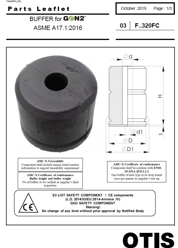 SPL 03-FAA320FC Buffer for GeN2