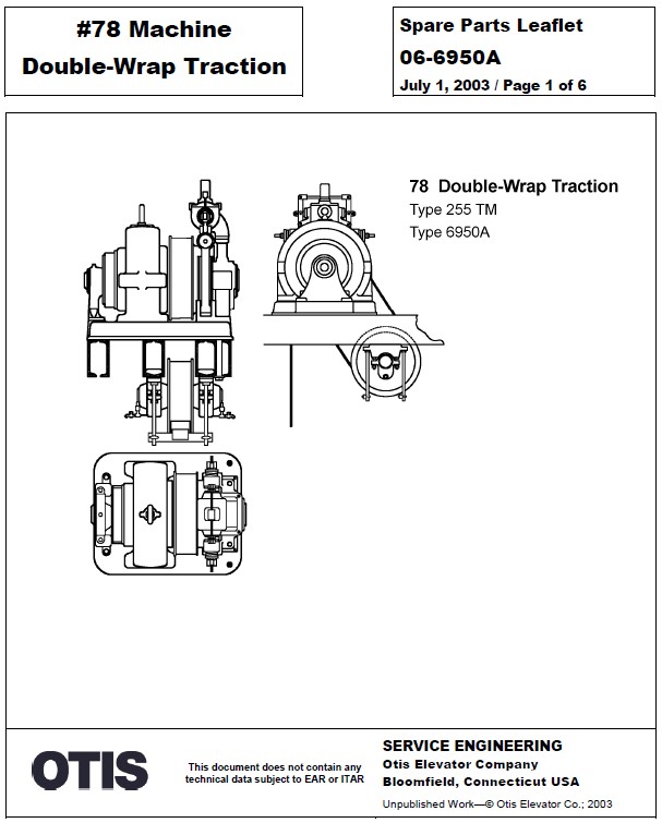 SPL 06-6950A #78 Machine Double-Wrap Traction