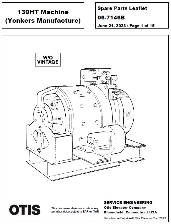 SPL 06-7146B 139HT Machine (Yonkers Manufacture)