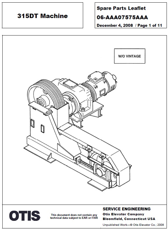 SPL 06-AAA07575AA 315DT Machine