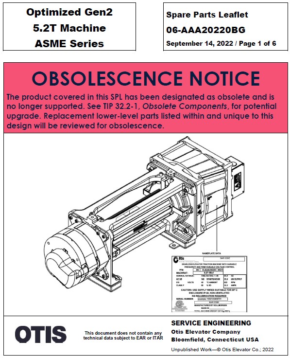 SPL 06-AAA20220BG 5.2T Machine Optimized Gen2 ASME Series