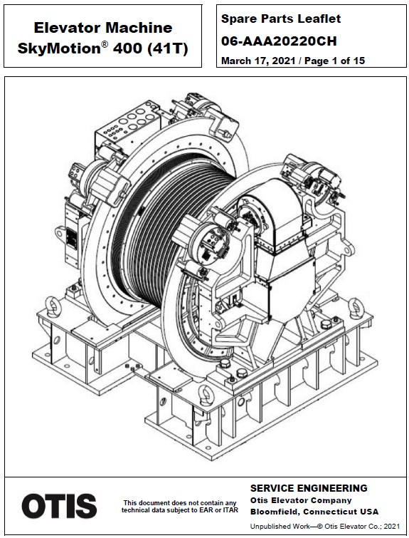 SPL 06-AAA20220CH 41T Machine SkyMotion 400