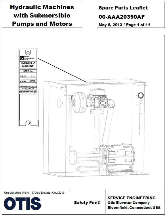 SPL 06-AAA20390AF Hydraulic Machines with Submersible Pumps & Motors