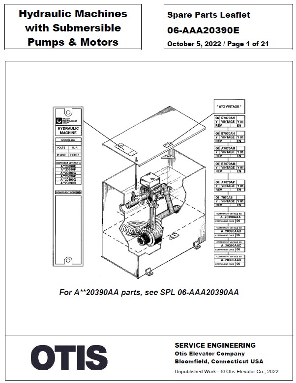 SPL 06-AAA20390E 140 gal Tank Assembly