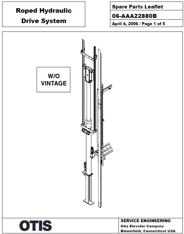 SPL 06-AAA22880B Roped Hydraulic Drive System