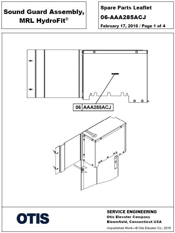 SPL 06-AAA285ACJ Sound Guard Assembly, MRL HydroFit