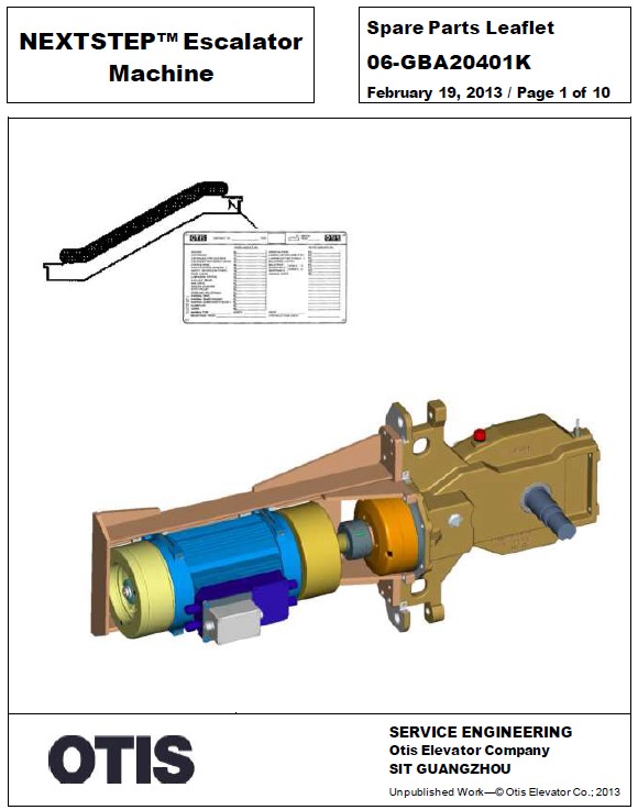 SPL 06-GBA20401K NEXTSTEP Escalator Machine