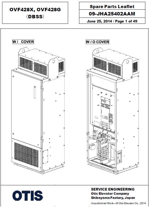 SPL 09-JHA25402AAM OVF428X and OVF428G (DBSS)