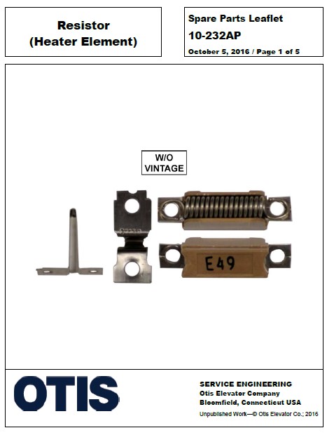 SPL 10-232AP Resistor (Heater Element)