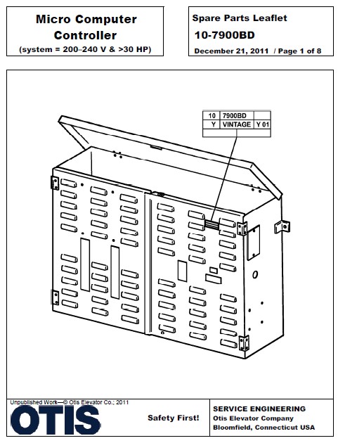 SPL 10-7900BD Micro Computer Controller (system = 200–240 V & >30 HP)