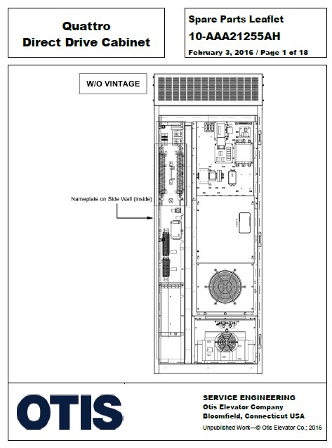 SPL 10-AAA21255AH Quattro Direct Drive Cabinet