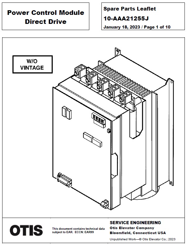 SPL 10-AAA21255J Power Module Control Direct Drive