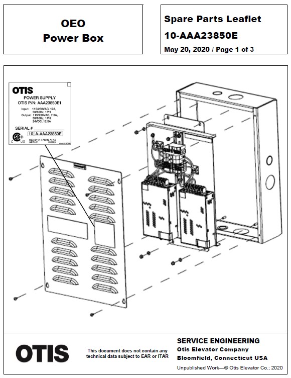 SPL 10-AAA23850E OEO Power Box