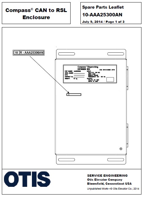 SPL 10-AAA25300AN Compass CAN to RSL Enclosure