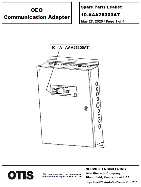 SPL 10-AAA25300AT OEO Communication Adapter