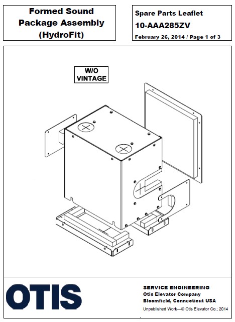 SPL 10-AAA285ZV Formed Sound Package Assembly (HydroFit)