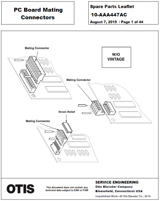 SPL 10-AAA447AC PC Board Mating Connectors