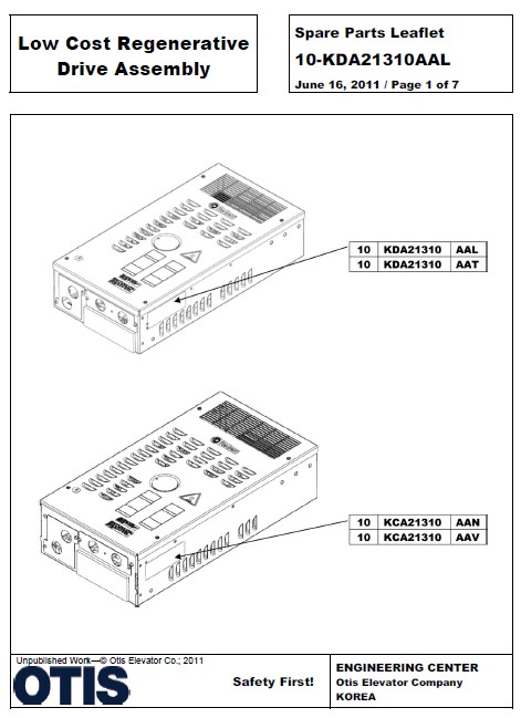 SPL 10-KDA21310AAL Low Cost Regenerative Drive Assembly