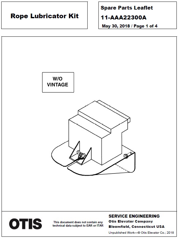 SPL 11-AAA22300A Rope Lubricator Kit