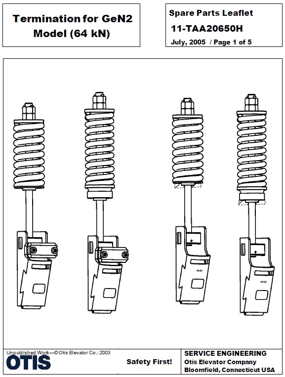 SPL 11-TAA20650H Termination for GeN2 Model (64 kN)