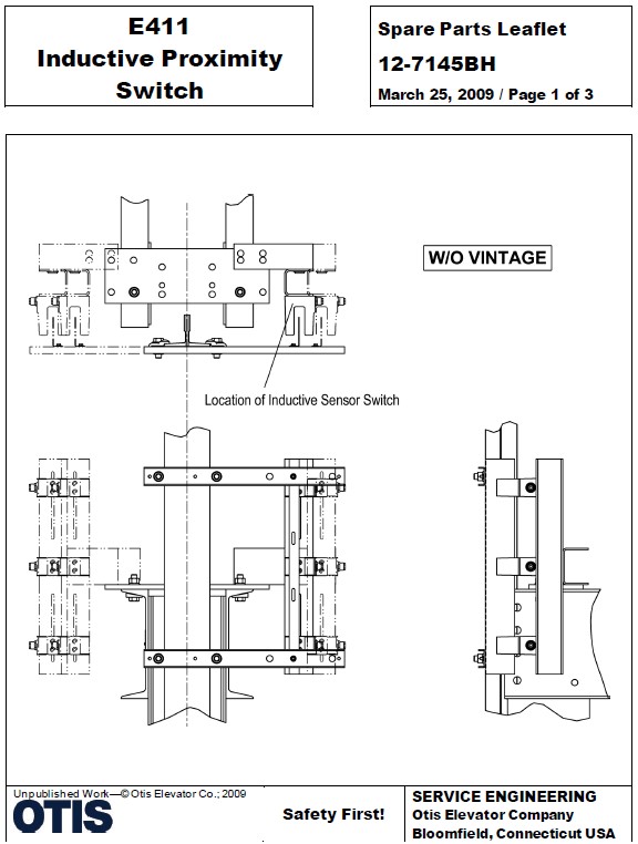 SPL 12-7145BH E411 Inductive Proximity Switch