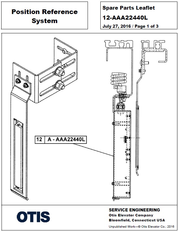 SPL 12-AAA22440L Position Reference System