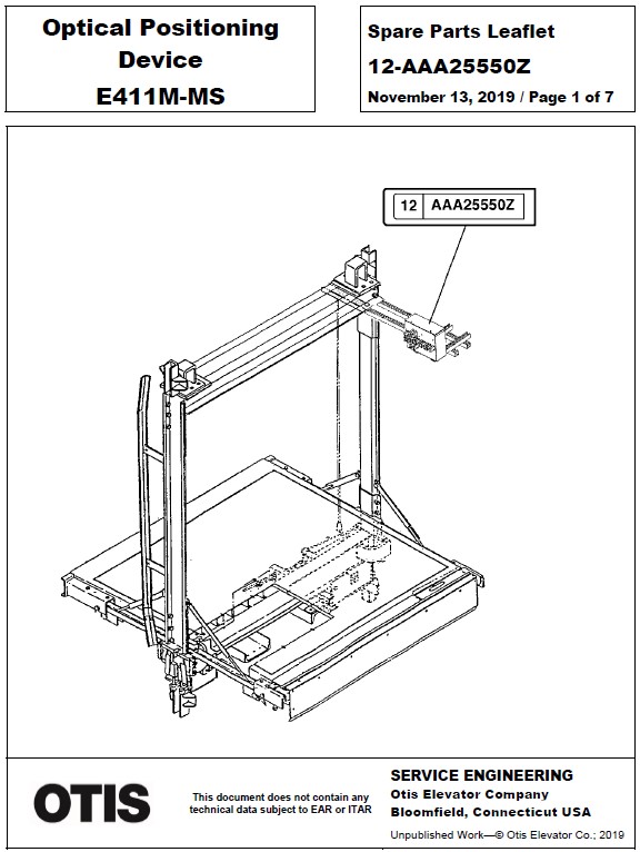 SPL 12-AAA25550Z Optical Positioning Device E411M-MS