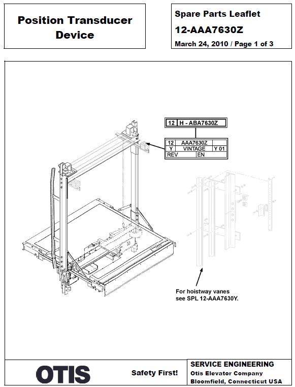 SPL 12-AAA7630Z Position Transducer Device