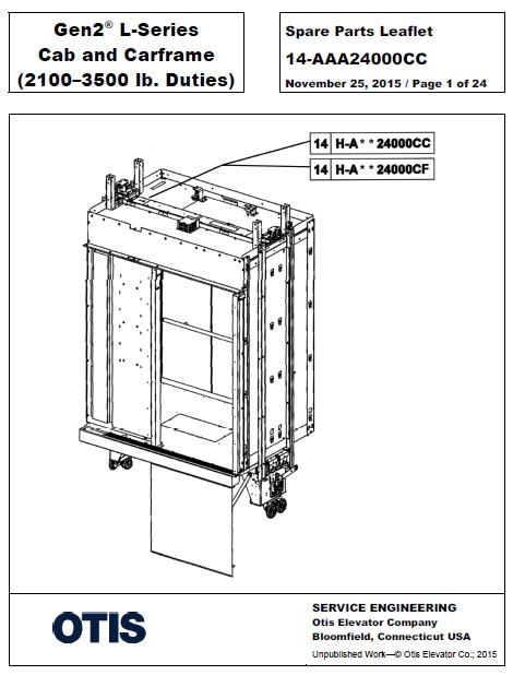 SPL 14-AAA24000CC Gen2® L-Series Cab and Carframe (2100 - 3500 lb. Duties)