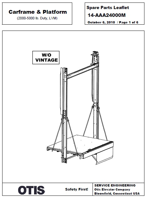 SPL 14-AAA24000M Carframe & Platform