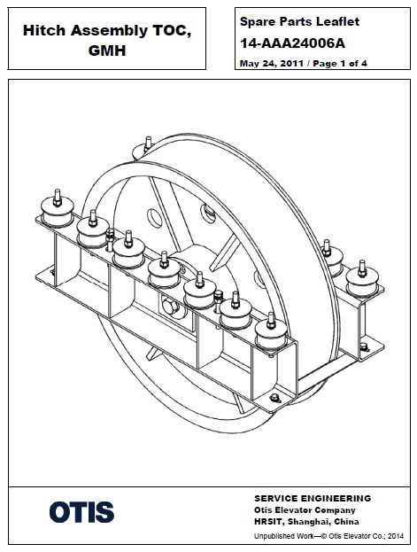 SPL 14-AAA24006A Hitch Assembly TOC GMH