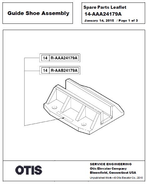 SPL 14-AAA24179A Guide Shoe Assembly