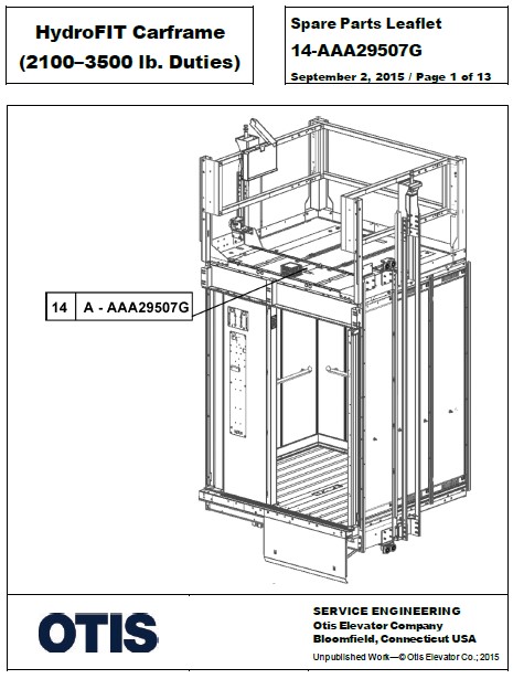 SPL 14-AAA29507G HydroFit Carframe (2100-3500 lb Duties)