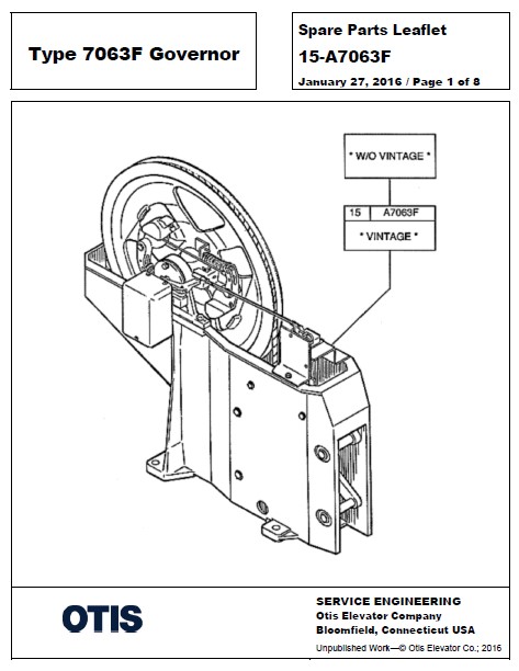 SPL 15-A7063F Type 7063F Governor