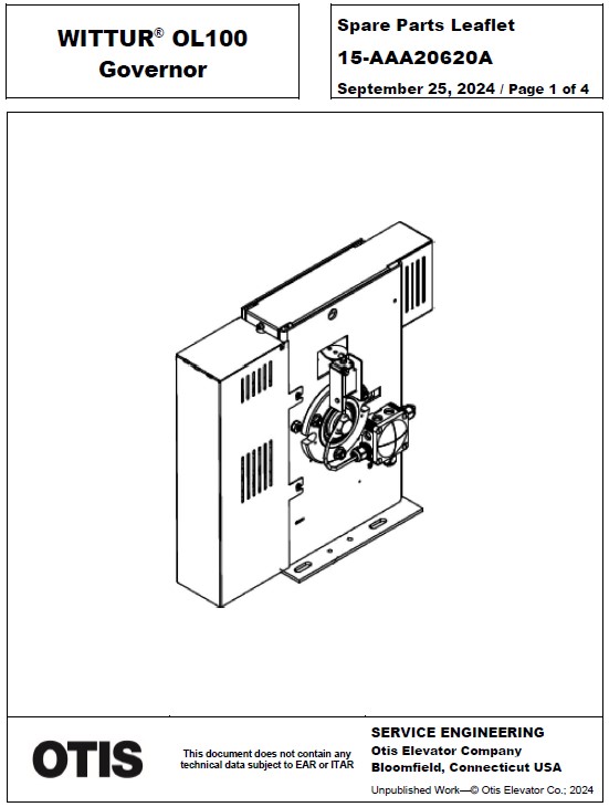 SPL 15-AAA20620A WITTUR OL100 Governor