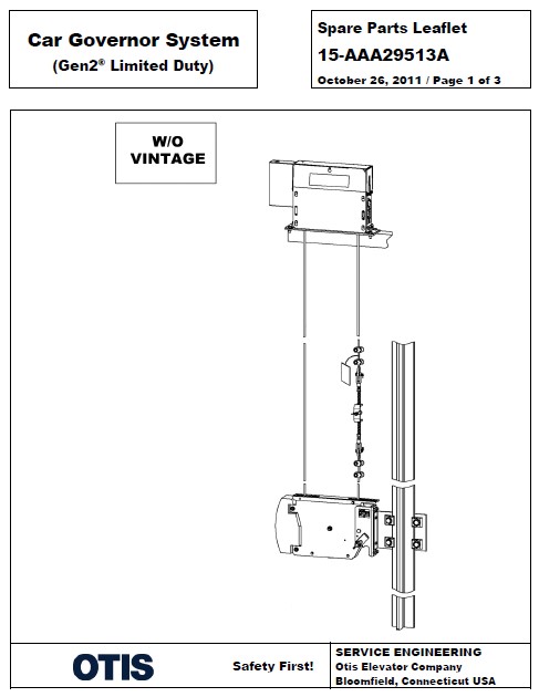 SPL 15-AAA29513A Car Governor System (Gen2 Limited Duty)