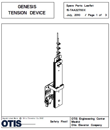 SPL 15-TAA22700X Genesis Tension Device