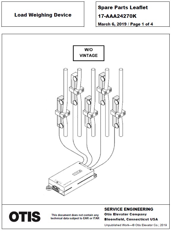 SPL 17-AAA24270K Load Weighing Device