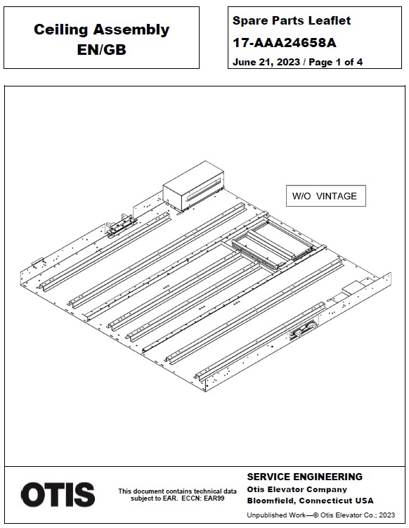 SPL 17-AAA24658A Ceiling Assembly EN/GB