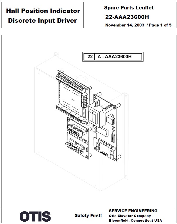 SPL 22-AAA23600H Hall Position Indicators Discrete Input Driver