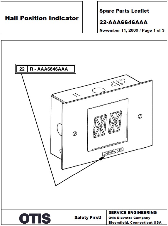 SPL 22-AAA6646AAA Hall Position Indicator