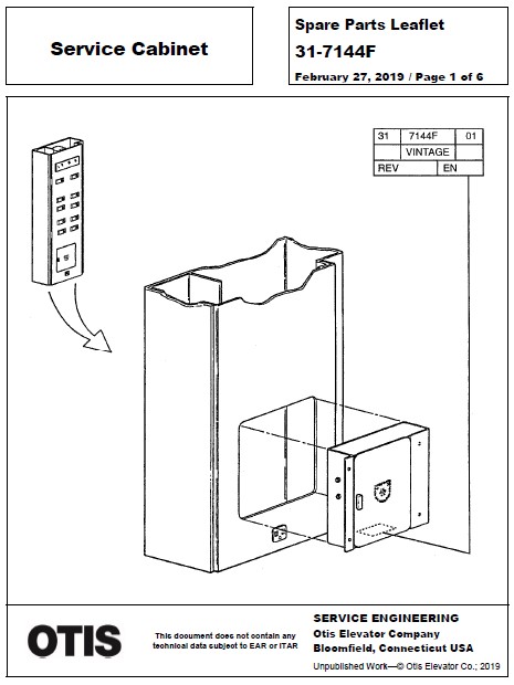 SPL 31-7144F Service Cabinet