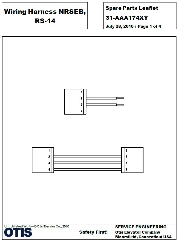 SPL 31-AAA174XY Wiring Harness NRSEB, RS-14