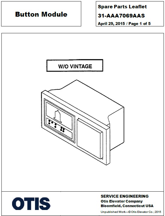 SPL 31-AAA7069AAS Button Module