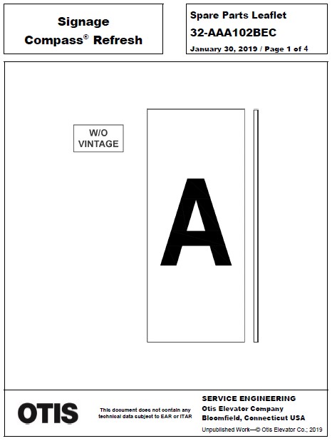 SPL 32-AAA102BEC Signage Compass Refresh