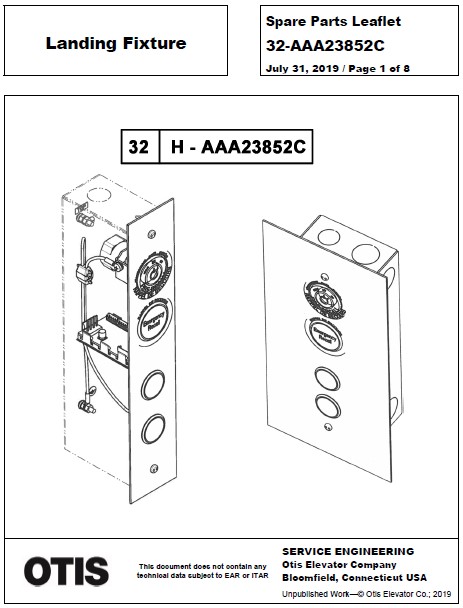 SPL 32-AAA23852C Landing Fixture