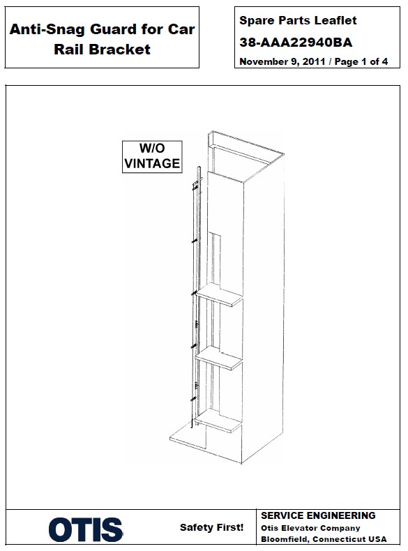 SPL 38-AAA22940BA Anti-Snag Guard For Rail Bracket and Pit Equipment